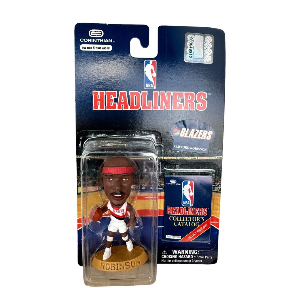 Vintage |β NBA Robinson Original Headliners Collectors Toy Blazers 1997_NEW